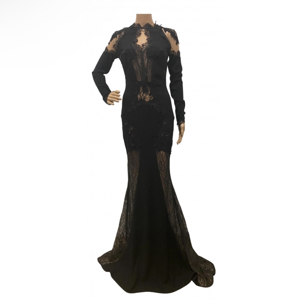 Rhea Costa black gown xs